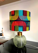 Handmade pendant drum lampshade, ceiling or lamp base lampshades 20cm 25cm 30cm 40cm 70cm, home accents - Art deco