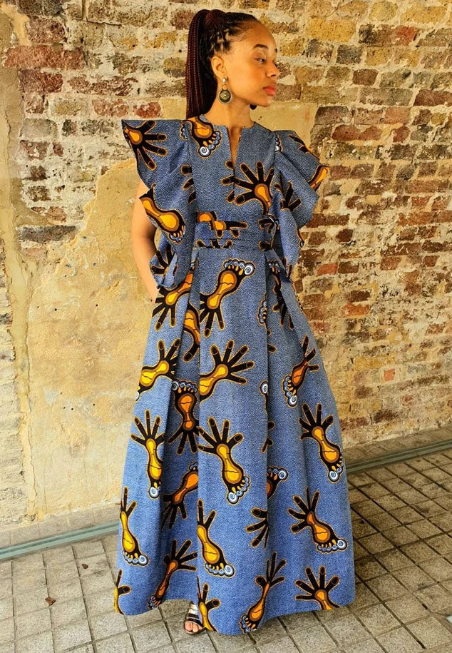 Nakiya Maxi- Ankara Maxi Dress  GITAS Portal