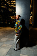 Siba - African print unisex bomber jacket