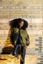 Ruby - African print unisex bomber jacket