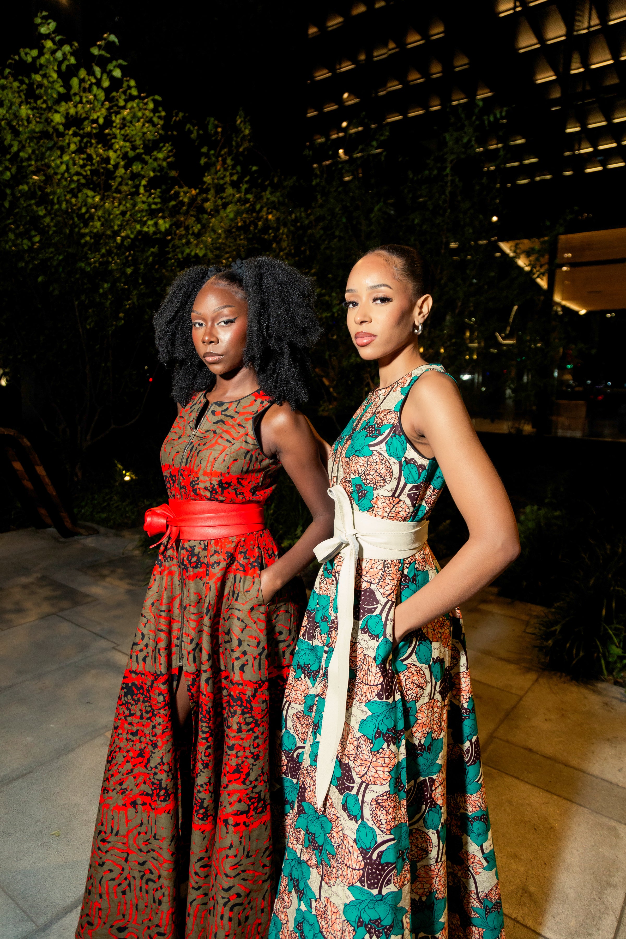 african party dresses RED CAMO Marie Maxi