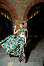 Floral Marie Maxi - Ankara Maxi Dress, African party dress