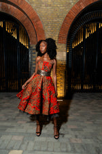 Eva Marie Camouflage - Ankara Evening Dress