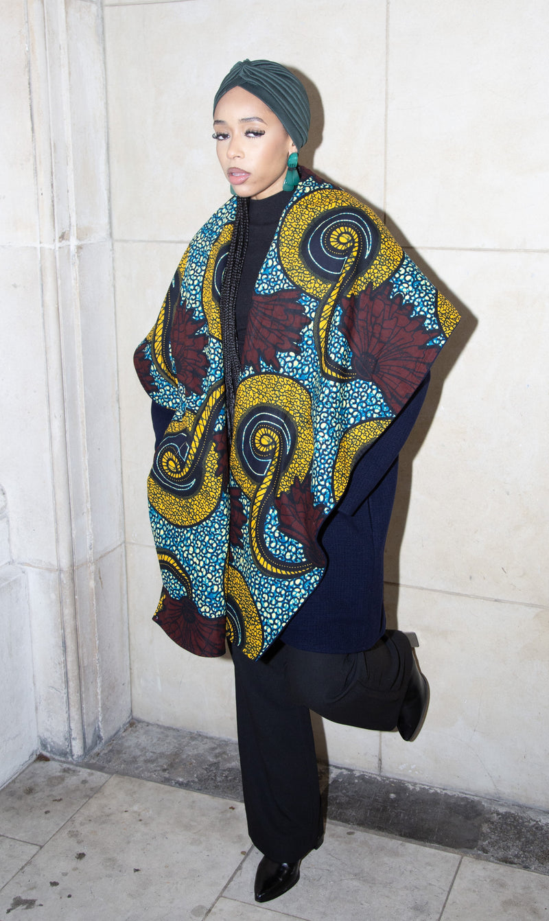 GOA - NAVY Wool Winter Coat