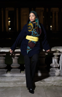 GOA - NAVY Wool Winter Coat