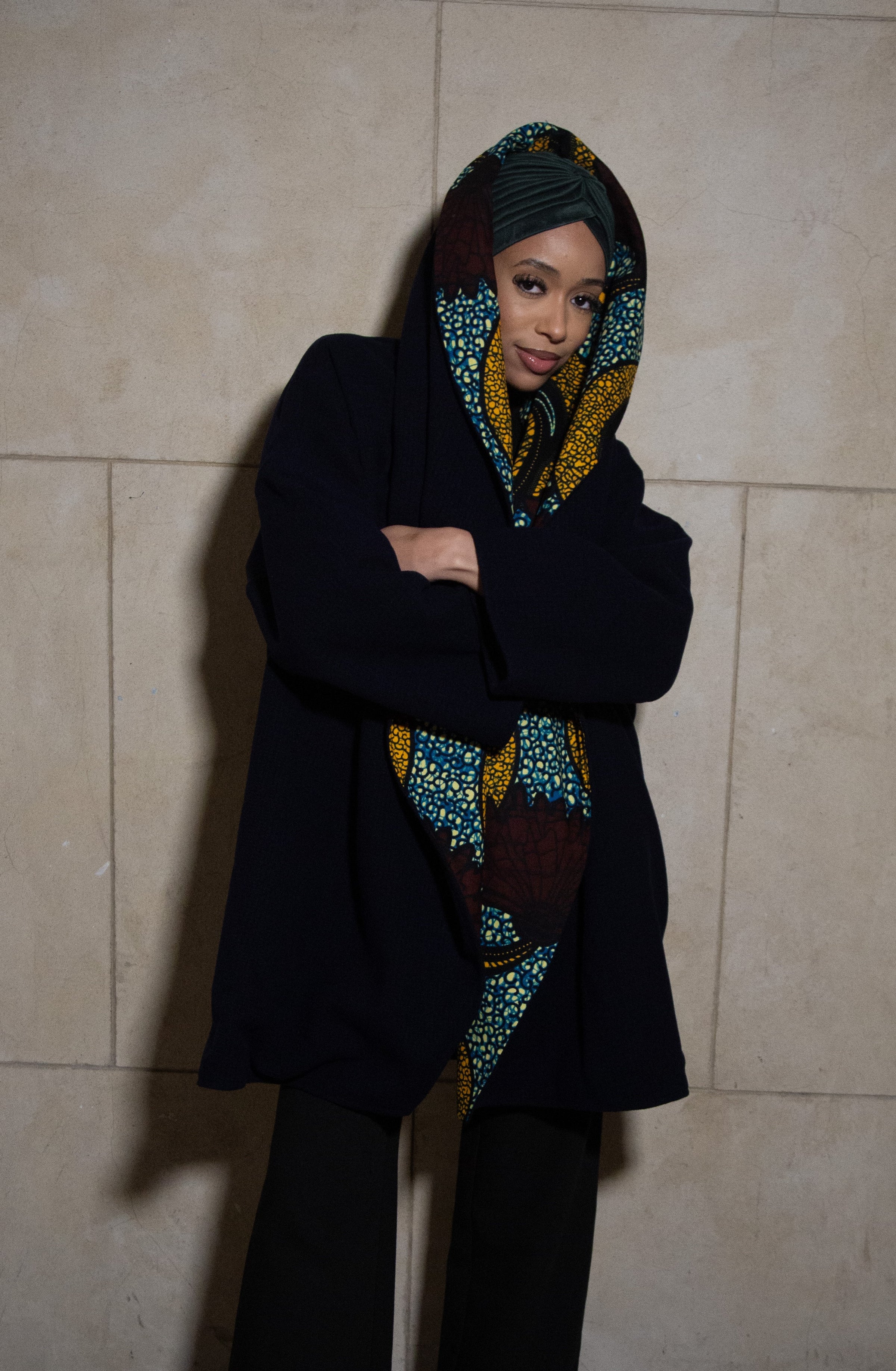 GOA - NAVY Wool Winter Coat