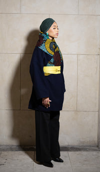 GOA - NAVY Wool Winter Coat