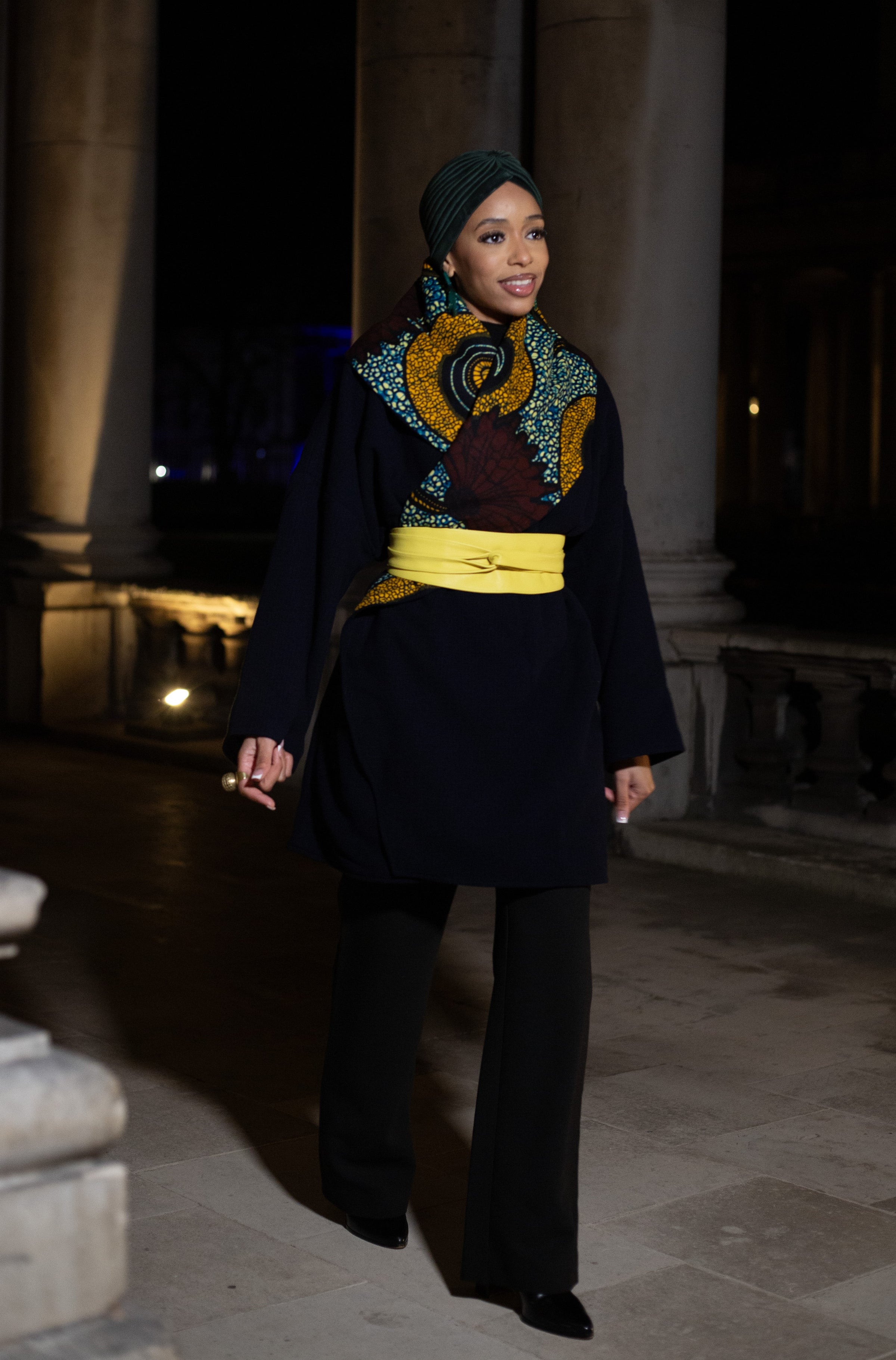 GOA - NAVY Wool Winter Coat