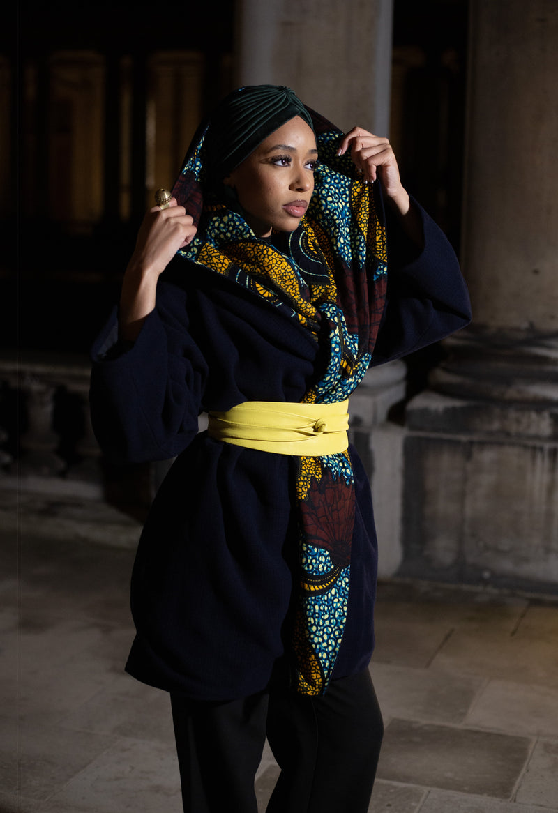 GOA - NAVY Wool Winter Coat