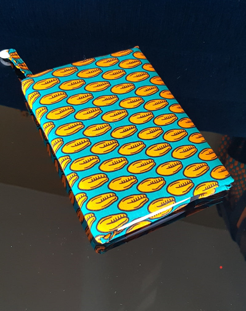 Handmade gifts A5 Padded fabric African print notebook, journal notebook, birthday self care gift, ankara writing book - STUN