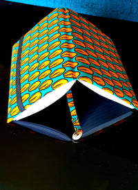 Handmade gifts A5 Padded fabric African print notebook, journal notebook, birthday self care gift, ankara writing book - STUN