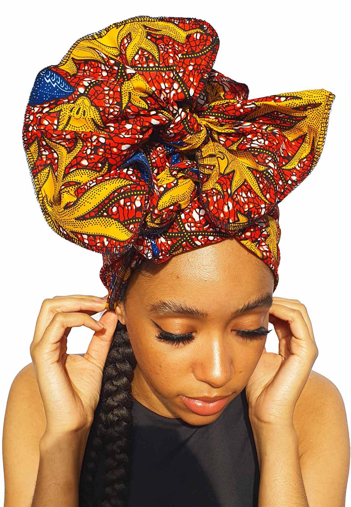 volcan - Wax Print Headwrap