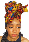 volcan - Wax Print Headwrap