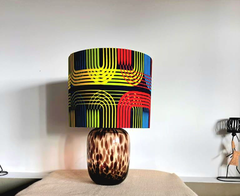 Handmade pendant drum lampshade, ceiling or lamp base lampshades 20cm 25cm 30cm 40cm 70cm, home accents - Art deco