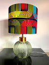 Handmade pendant drum lampshade, ceiling or lamp base lampshades 20cm 25cm 30cm 40cm 70cm, home accents - Art deco
