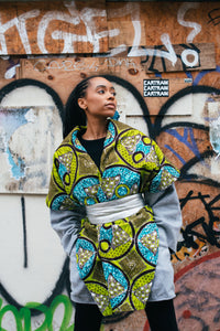 LEMON and LIME - Light Gray Wool Winter Coat