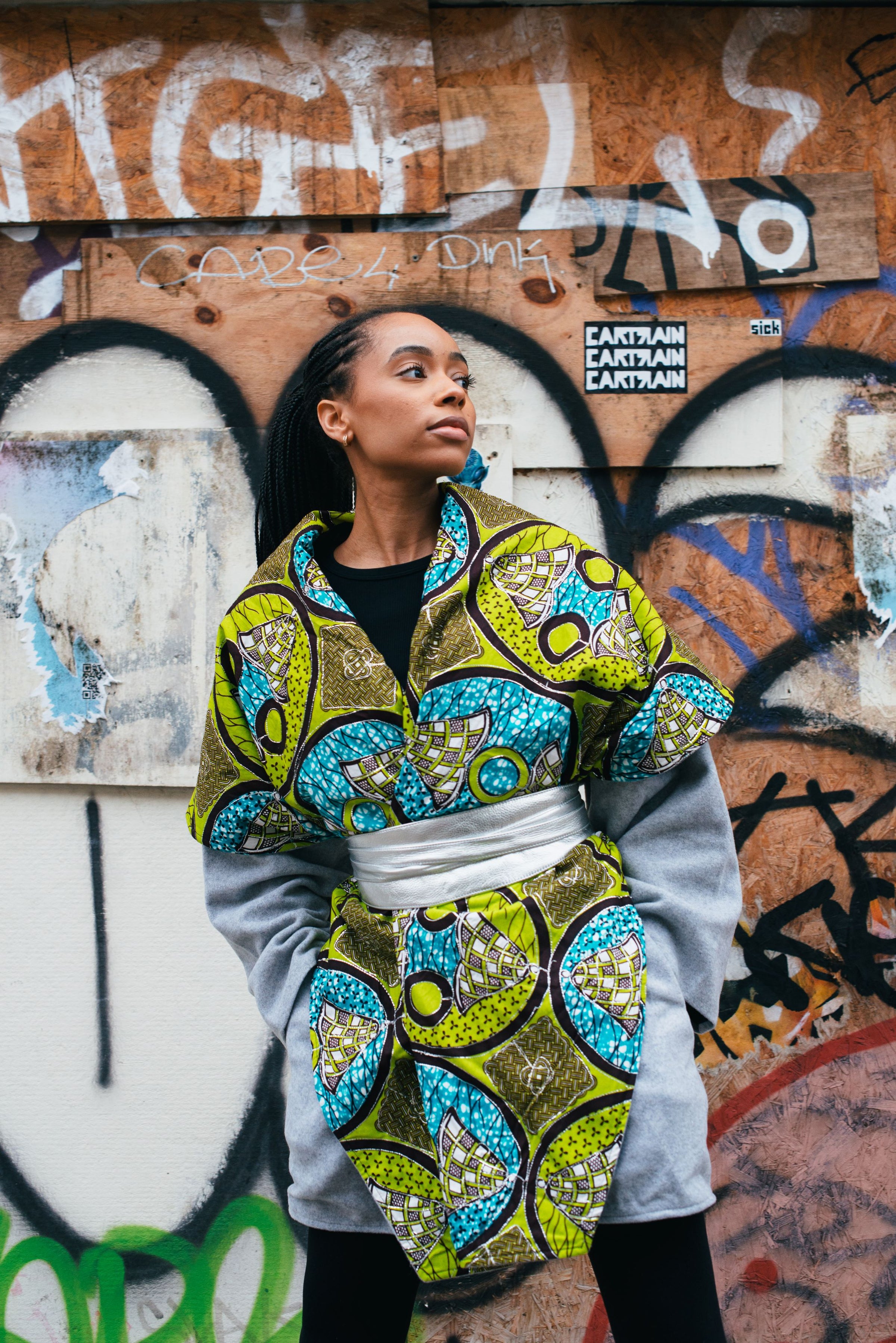 LEMON and LIME - Light Gray Wool Winter Coat