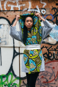 LEMON and LIME - Light Gray Wool Winter Coat