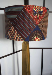 Earth - Handmade pendent drum lampshades