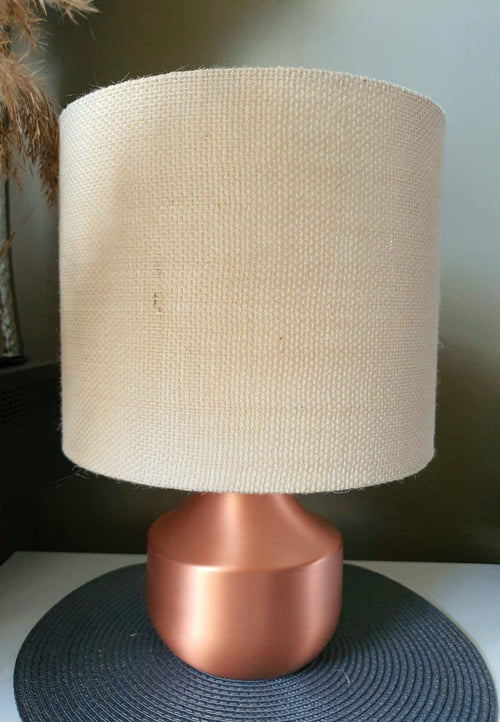 light Jute - Handmade pendent drum lampshades
