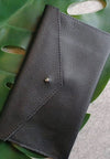 Black - 100% handmade Mini leather coin money purse