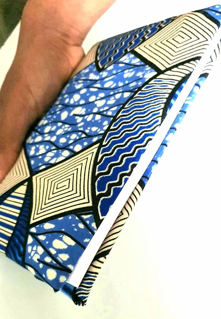 Blue & Silver - A5 soft touch notebook