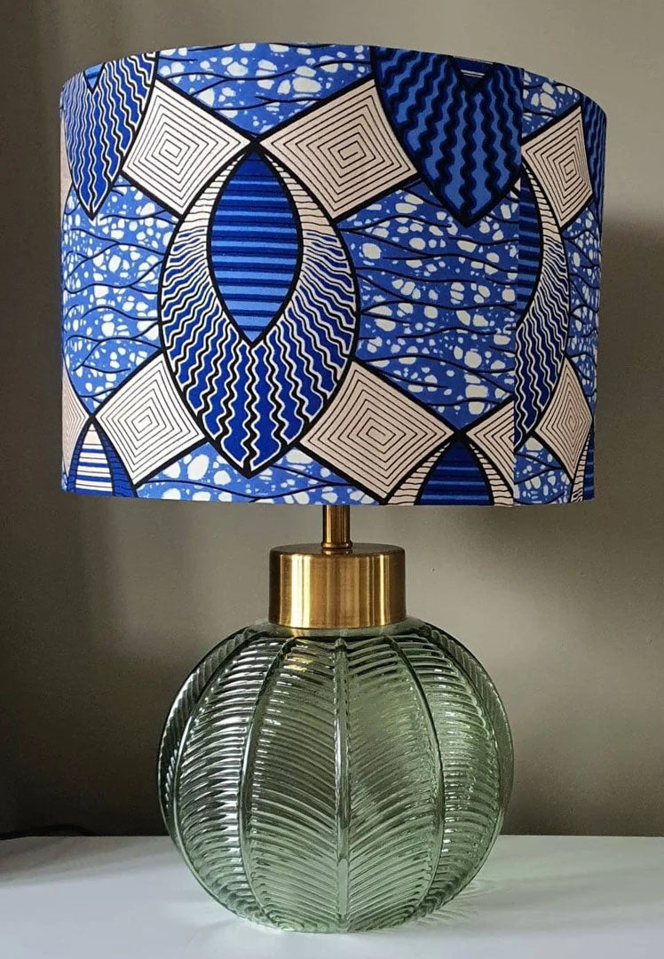 Luxury Ice - Handmade pendent drum lampshades
