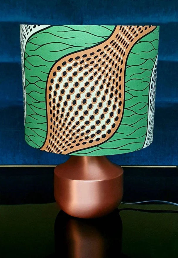 Sea Moss - Handmade pendent drum lampshades