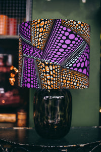 Purple fever - Handmade pendent drum lampshades