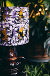 Purple - Handmade pendent drum lampshades