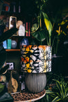 Pendant lampshade, home decor ideas, handmade drum lampshade, ceiling or lamp base handmade fabric batik lampshade - all sizes - Abstract