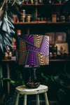 Purple fever - Handmade pendent drum lampshades