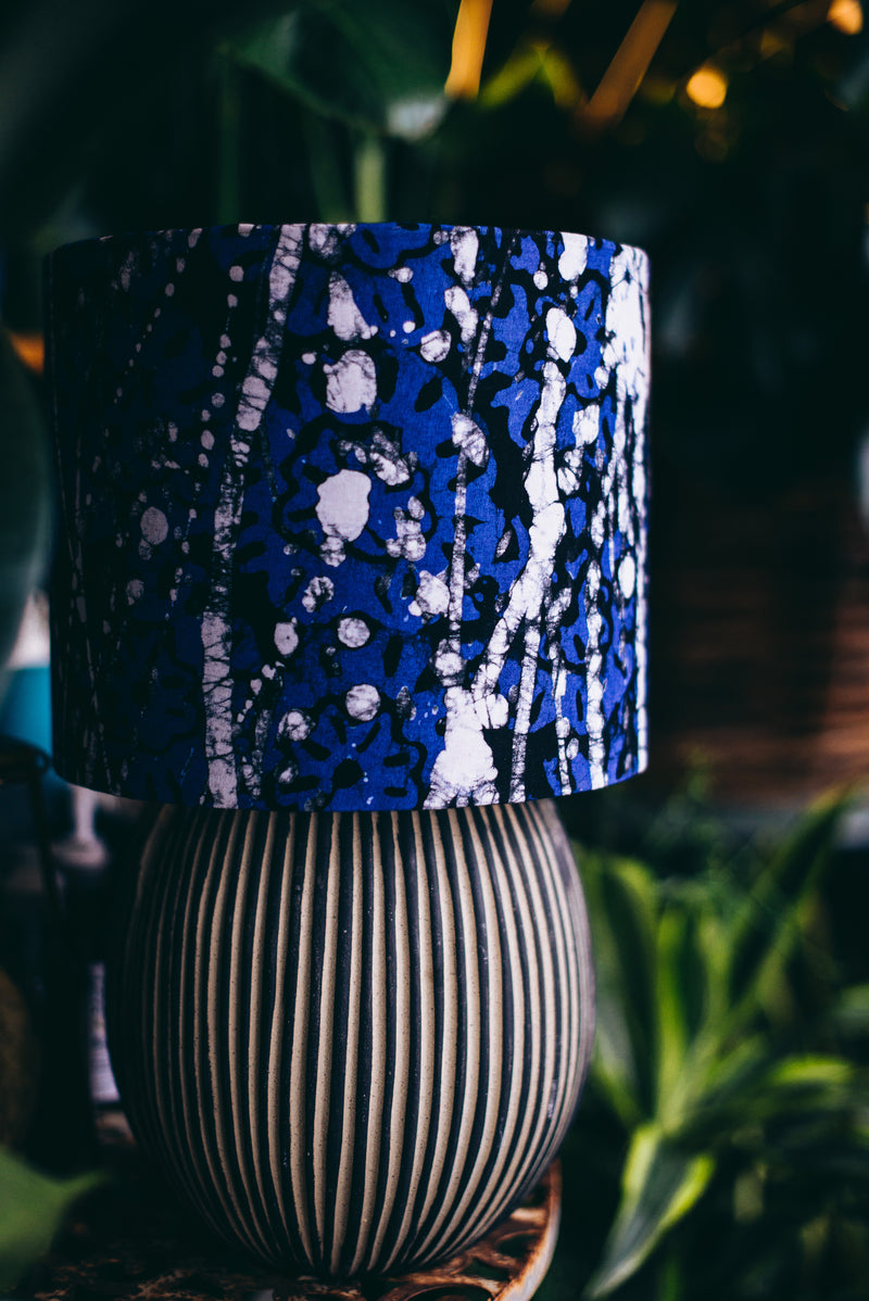 Rain drops - Handmade pendent drum lampshades