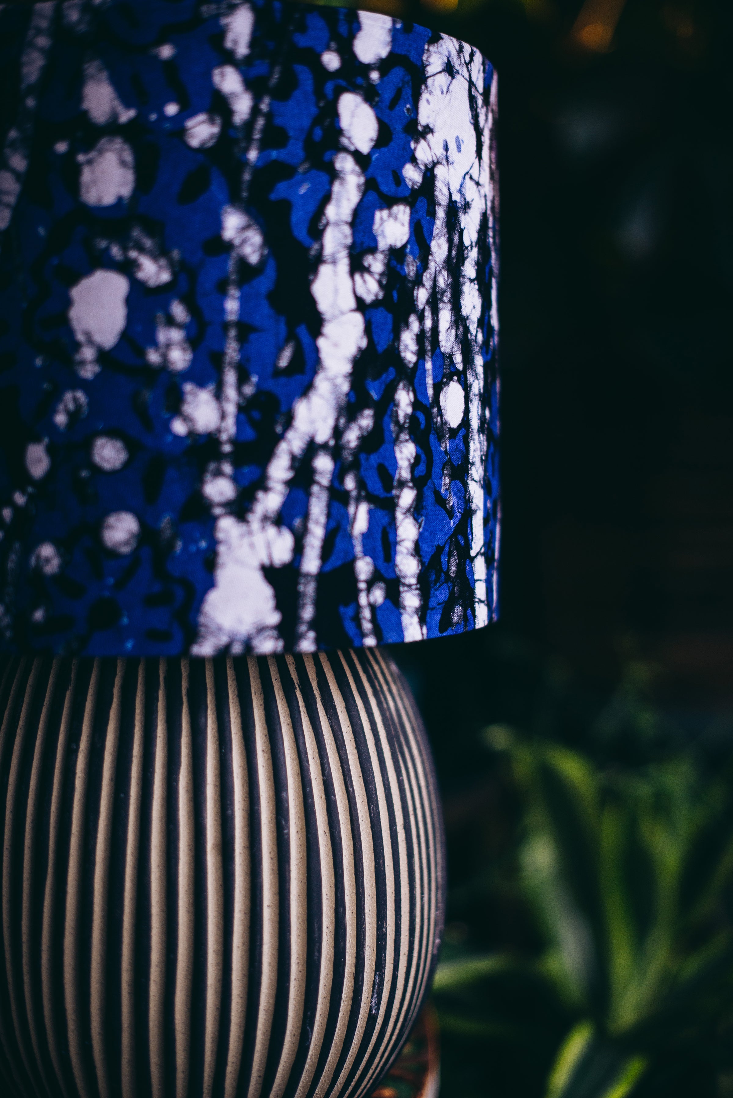 Rain drops - Handmade pendent drum lampshades