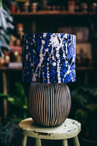 Rain drops - Handmade pendent drum lampshades