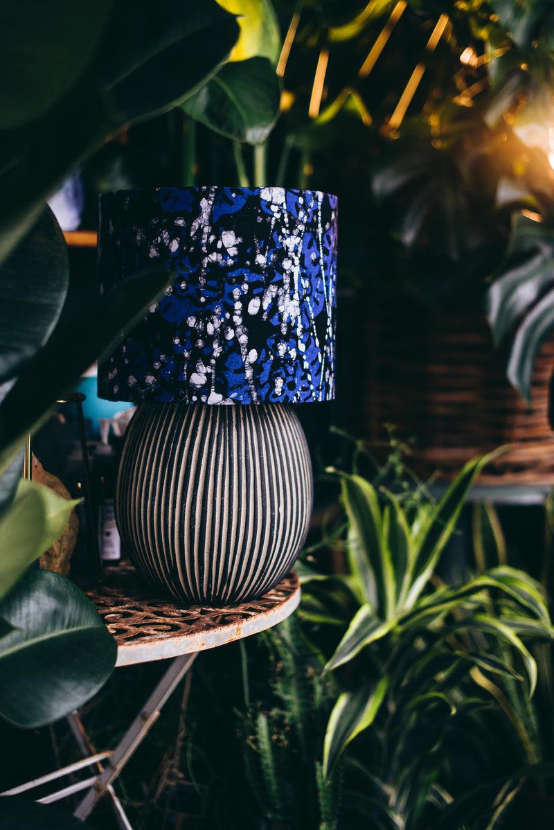 Rain drops - Handmade pendent drum lampshades