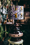 Purple - Handmade pendent drum lampshades