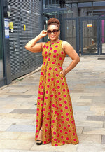 Marie Maxi Vibe - Ankara Maxi Dress, African party dress