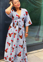 Rosie May Princess - Ankara Maxi Dress, African party dress