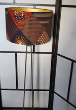 Earth - Handmade pendent drum lampshades