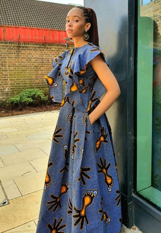 maxi dresses ankara Ankara maxi dress