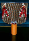 Twin Horses - Handmade pendent drum lampshades