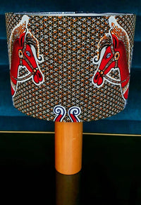 Twin Horses - Handmade pendent drum lampshades
