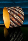 Chocolate - Handmade pendent drum lampshades