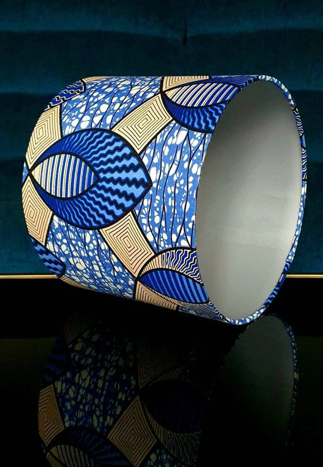 Luxury Ice - Handmade pendent drum lampshades
