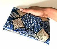 Blue & Silver - A5 soft touch notebook