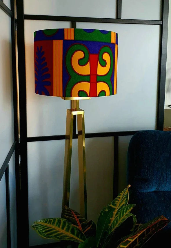 Colour Blast - Handmade pendent drum lampshades