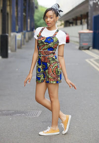 Tiyana - African print playsuit