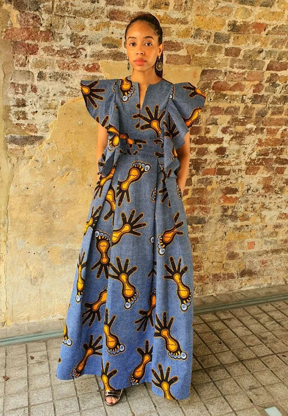 Nakiya Maxi- Ankara Maxi Dress GITAS Portal Nakiya Maxi- Ankara Maxi Dress GITAS Portal