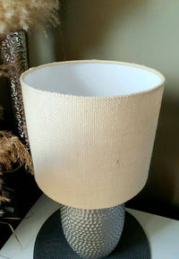 light Jute - Handmade pendent drum lampshades
